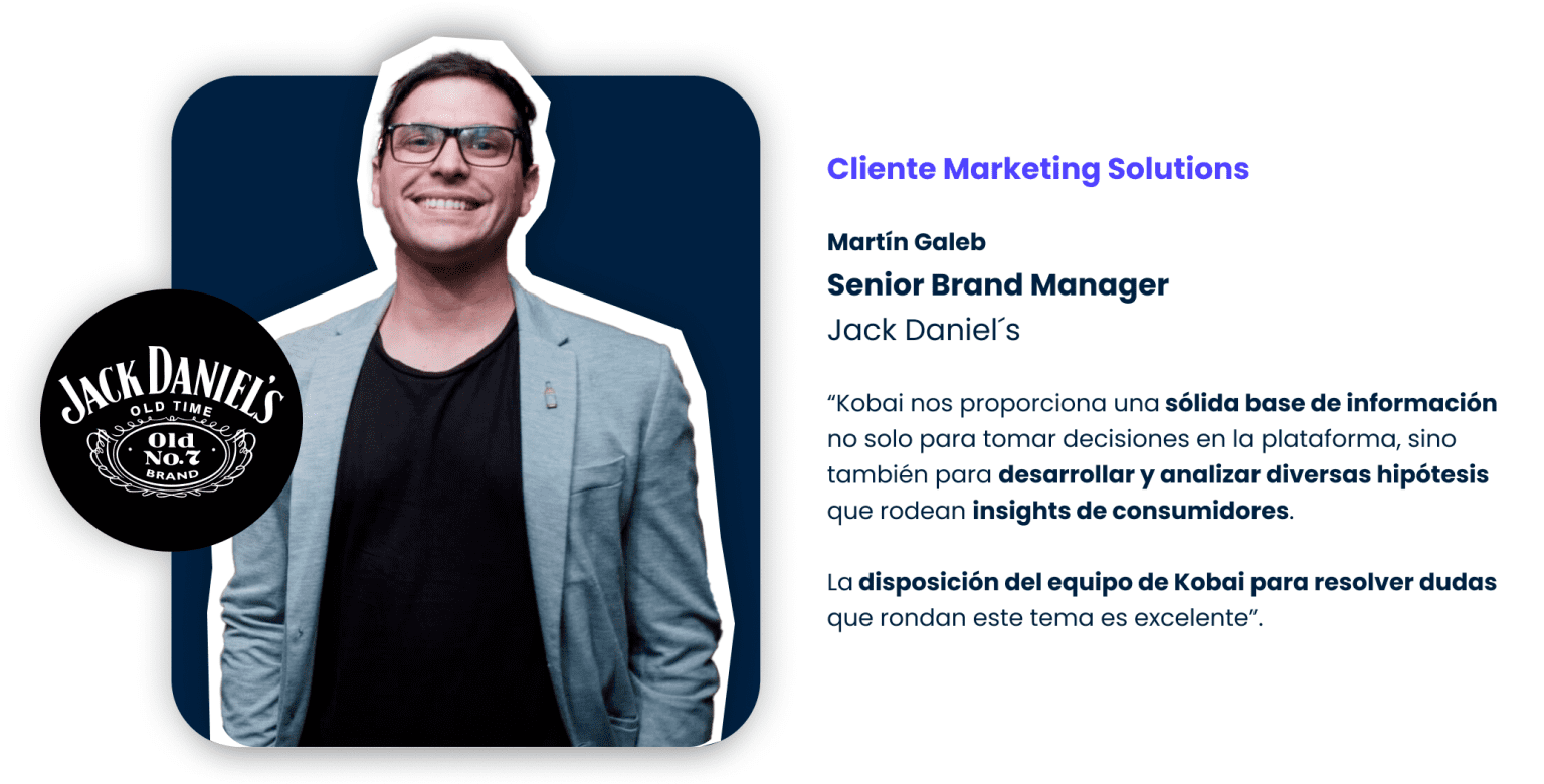 Testimonio Jack Daniels — Cliente Marketing Solutions