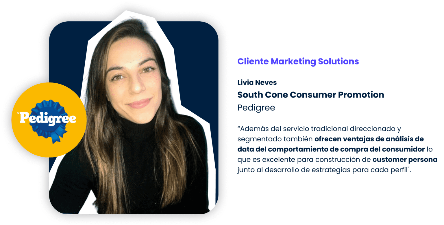 Testimonio Pedigree — Cliente Marketing Solutions